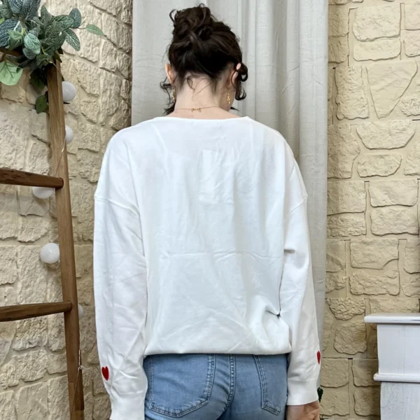 I 734 - Pull léger (TU) - ecru - taille-unique