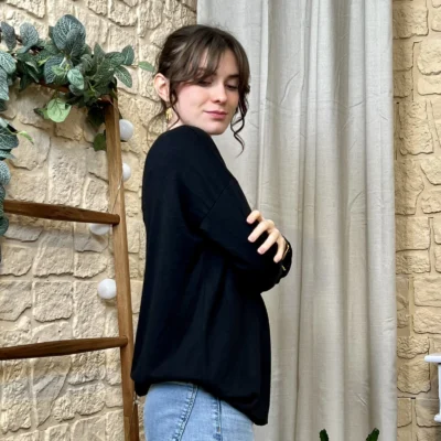 I736 - Pull Iconique (TU) - noir - taille-unique