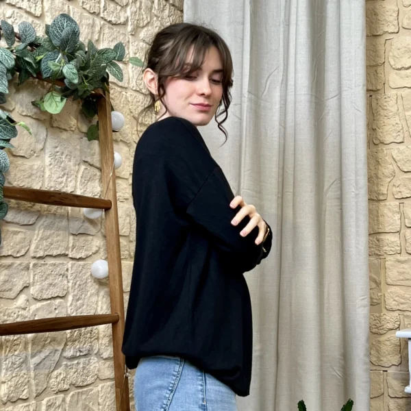 I736 - Pull Iconique (TU) - noir - taille-unique