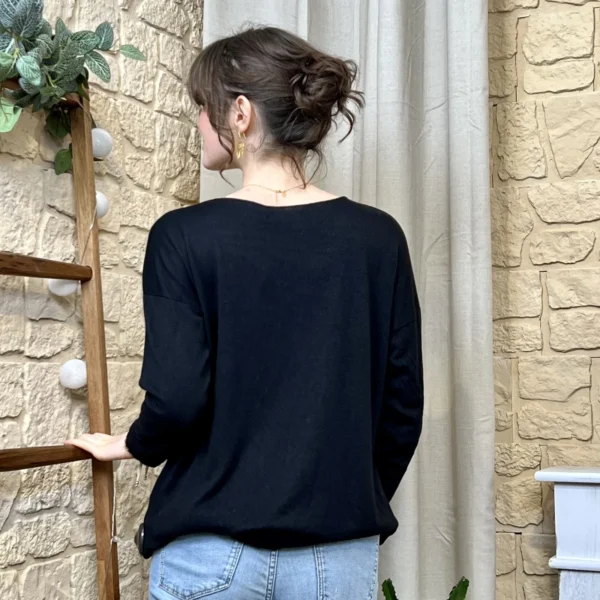 I736 - Pull Iconique (TU) - noir - taille-unique