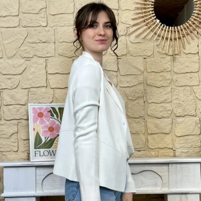 I728 - Veste légère (TU) - blanc - taille-unique