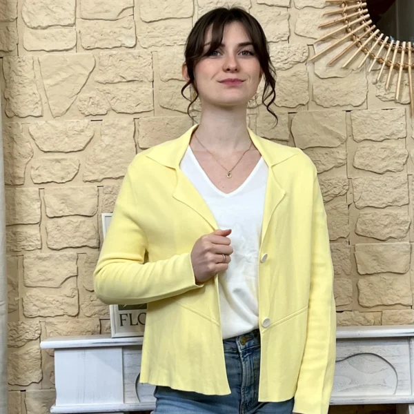 I728 - Veste légère (TU) - jaune - taille-unique