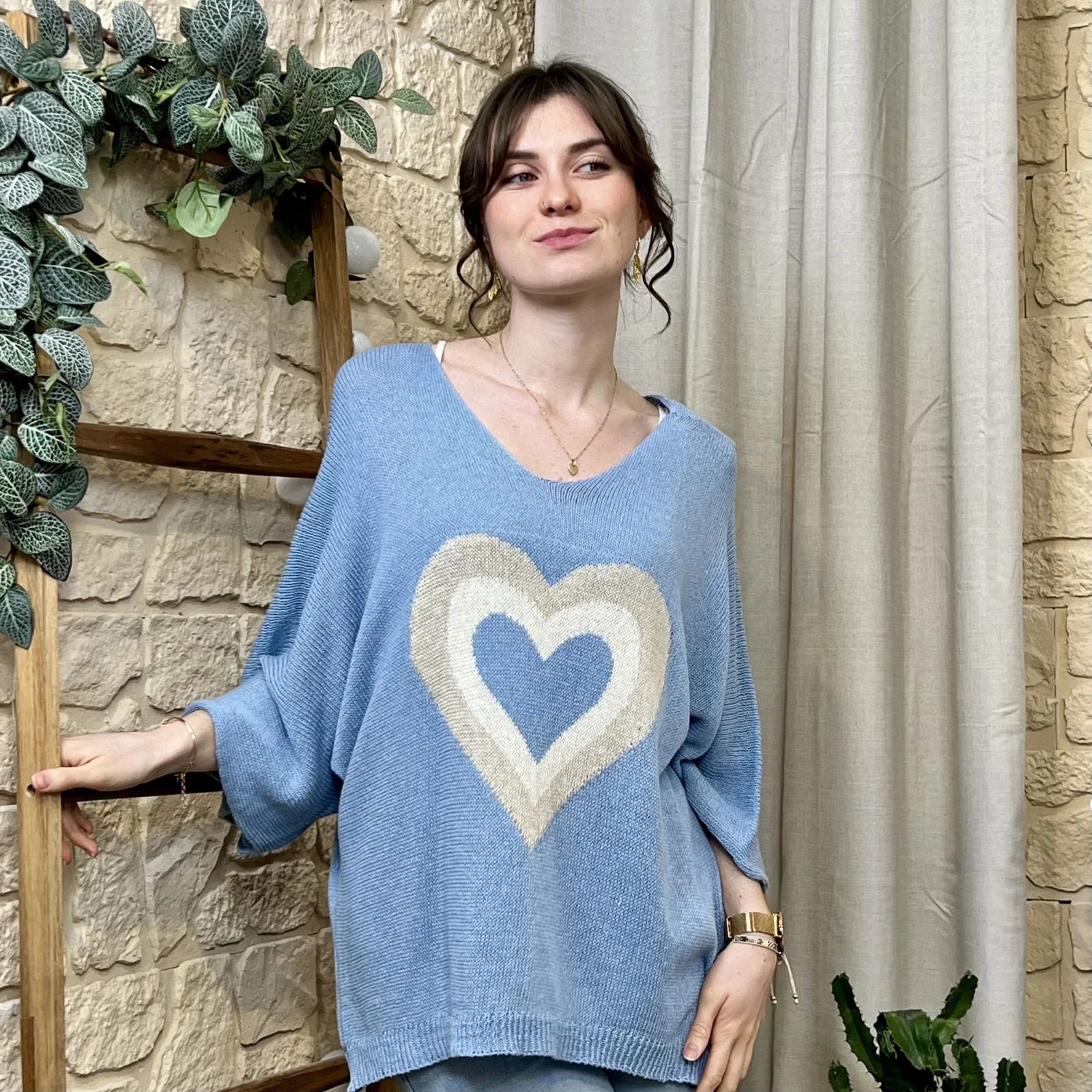 I725 - Pull coeur (TU)