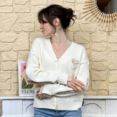 I721 - Gilet liberty (TU) - beige - taille-unique