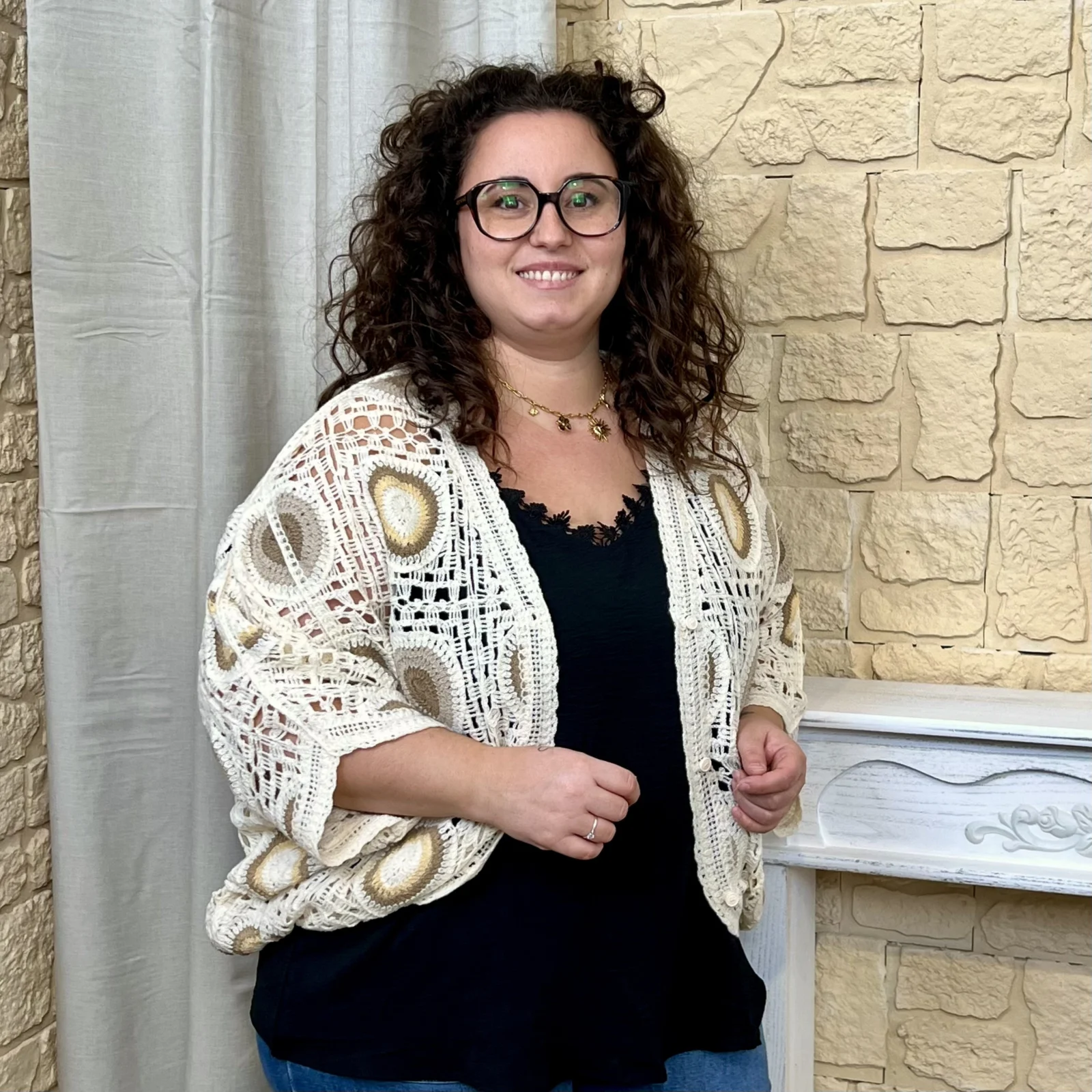 J744 - Gilet en crochet (GT)