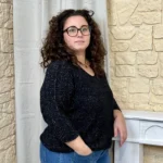 Pull femme maille douce col V oversize « Jolies Formes » - noir - taille-unique-grande-taille
