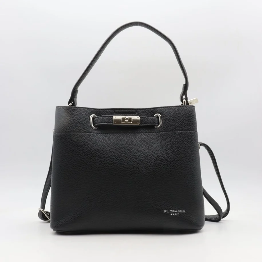 O979- Sac porté épaule Flora & Co - noir - sans-taille