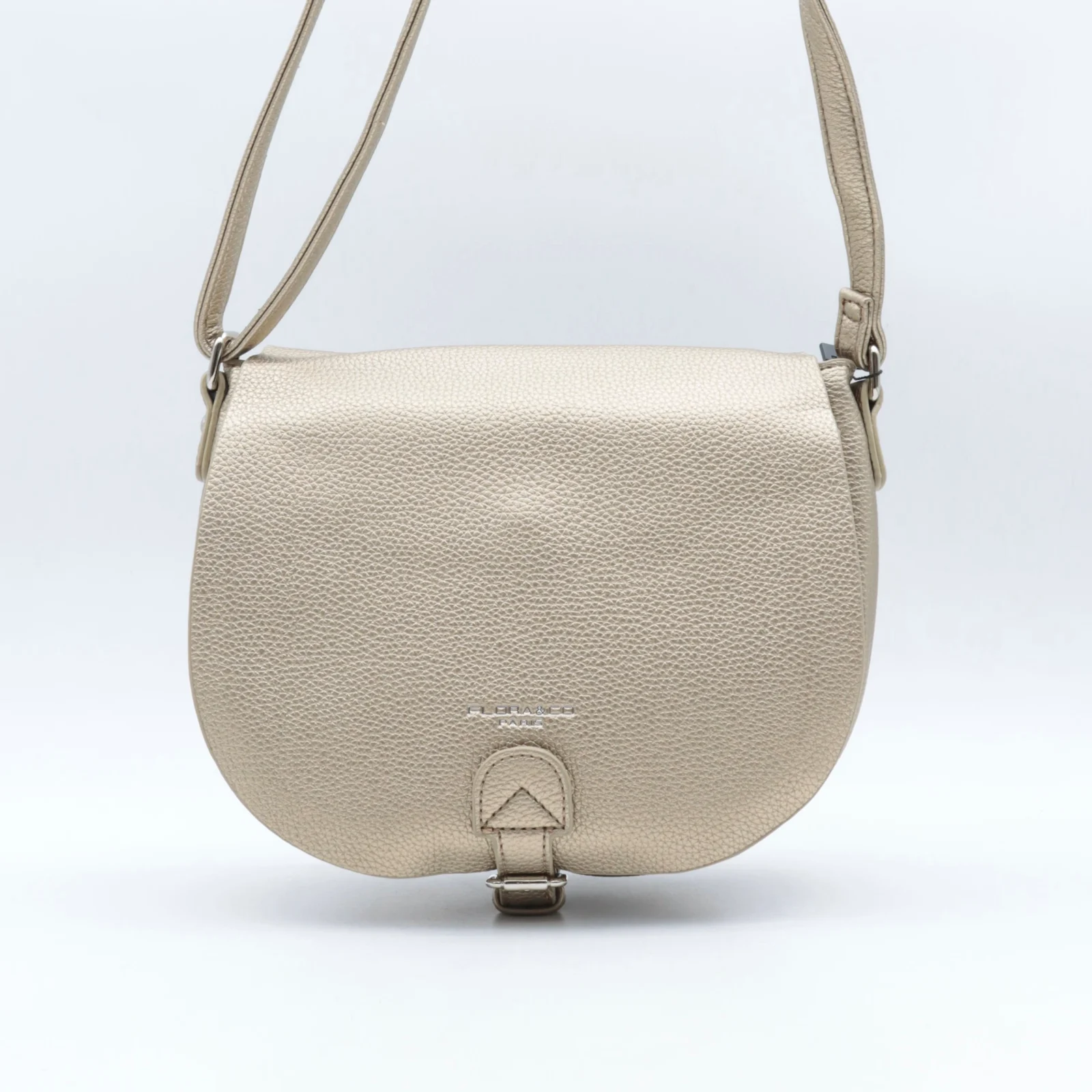 O977- Sac Medium bandoulière à rabat - dore - sans-taille