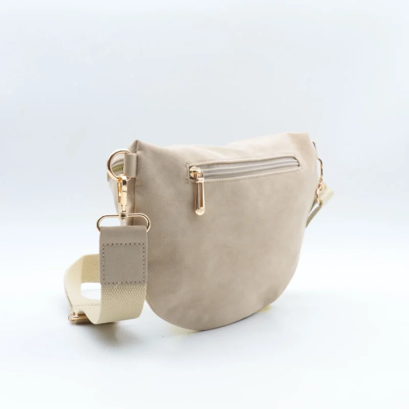 O971 - Banane aspect daim - beige - sans-taille