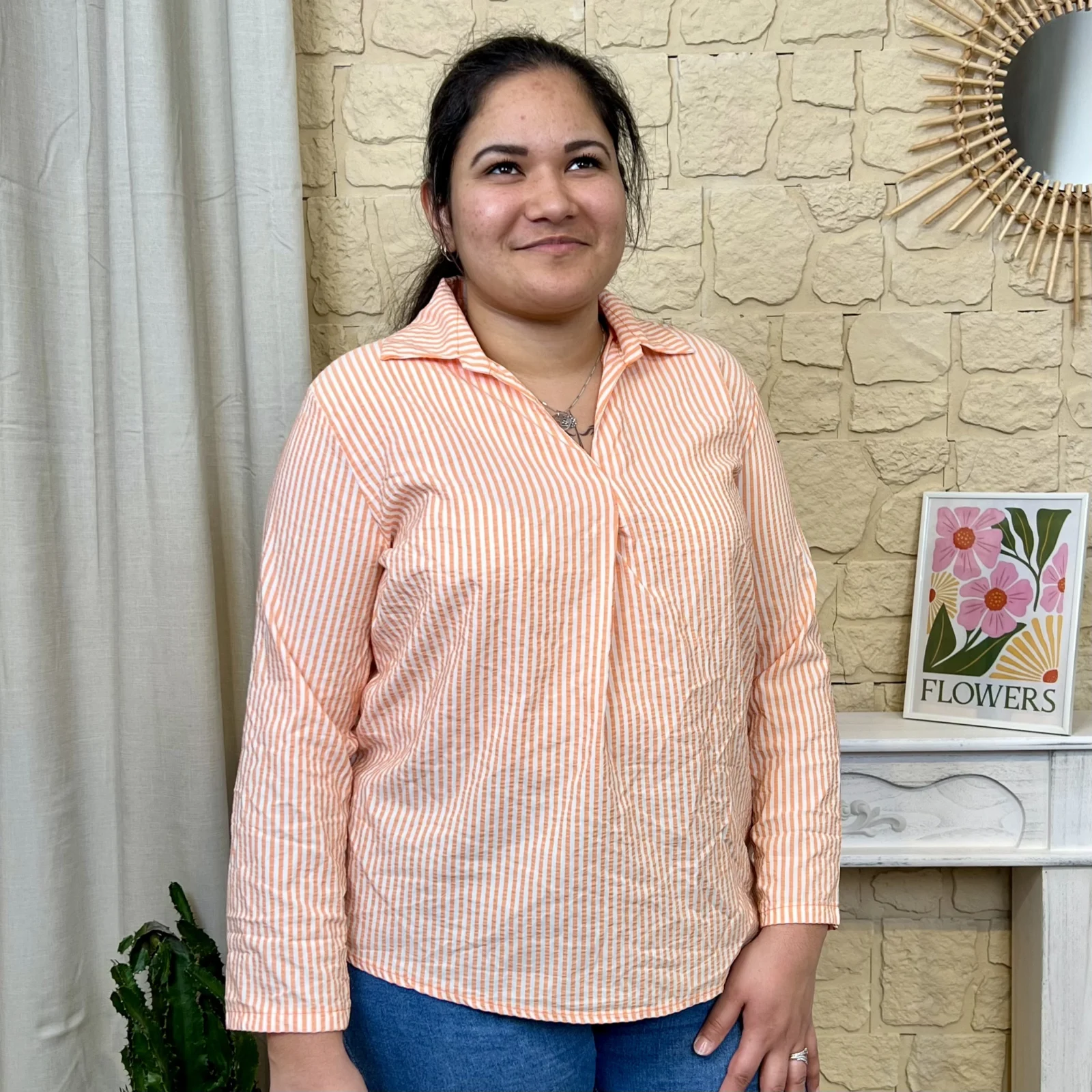 I716 - Blouse rayée (TU)