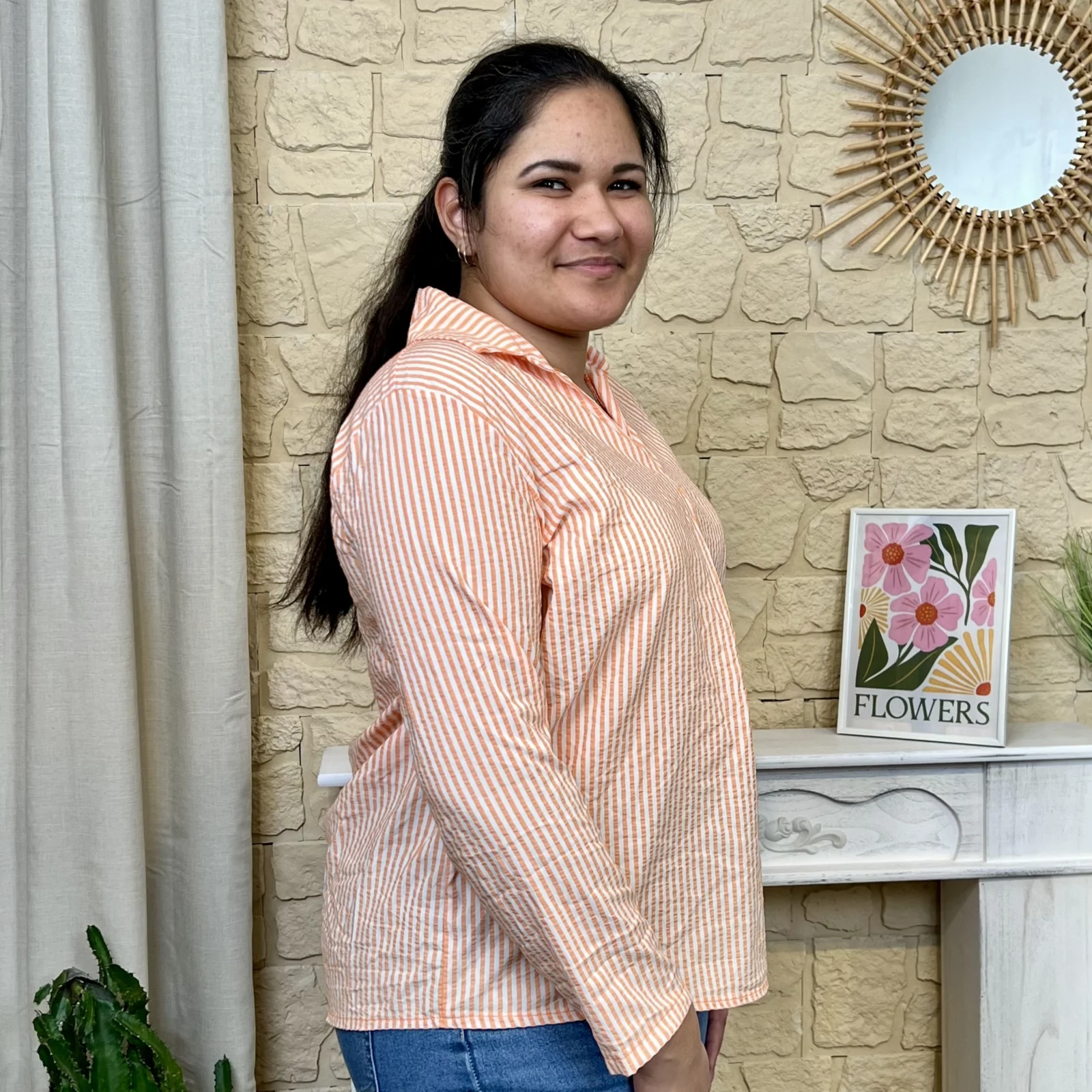 I716 - Blouse rayée (TU)