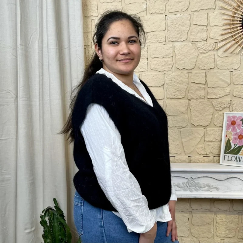 Pull sans manches (TU) - noir - taille-unique