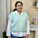 Pull sans manches (TU) - vert-deau - taille-unique