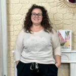 Pull fleur uni (GT) - beige - taille-unique-grande-taille