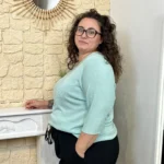 Pull fleur uni (GT) - vert-deau - taille-unique-grande-taille