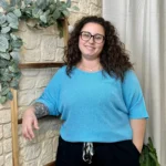 Pull côtelé uni « Jolies Formes » - bleu-turquoise - taille-unique-grande-taille