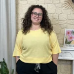 Pull côtelé uni « Jolies Formes » - jaune - taille-unique-grande-taille