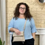 Pull côtelé uni « Jolies Formes » - bleu-ciel - taille-unique-grande-taille