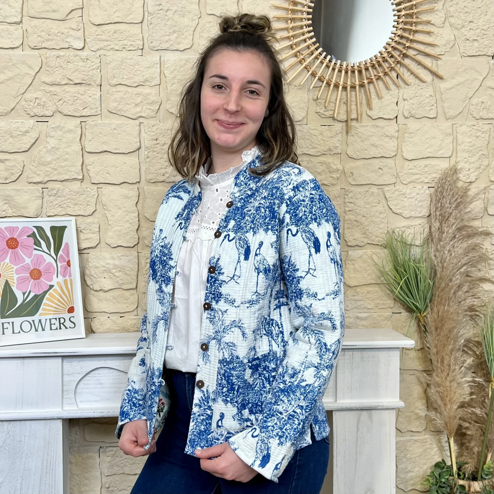 I783 - Veste matelassée (T36-T44) - blanc - 44