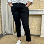 K866 - Jean 7/8ème (T42-T50) - noir - 50