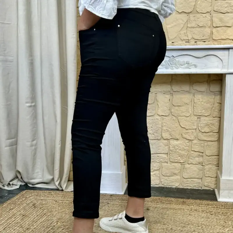 K866 - Jean 7/8ème (T42-T50) - noir - 50