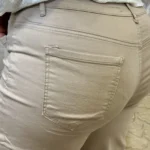 Jean Wide teinté VOGGO (T42-T50) - beige - 50