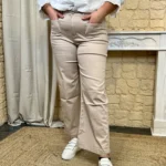 Jean Wide teinté VOGGO (T42-T50) - beige - 50