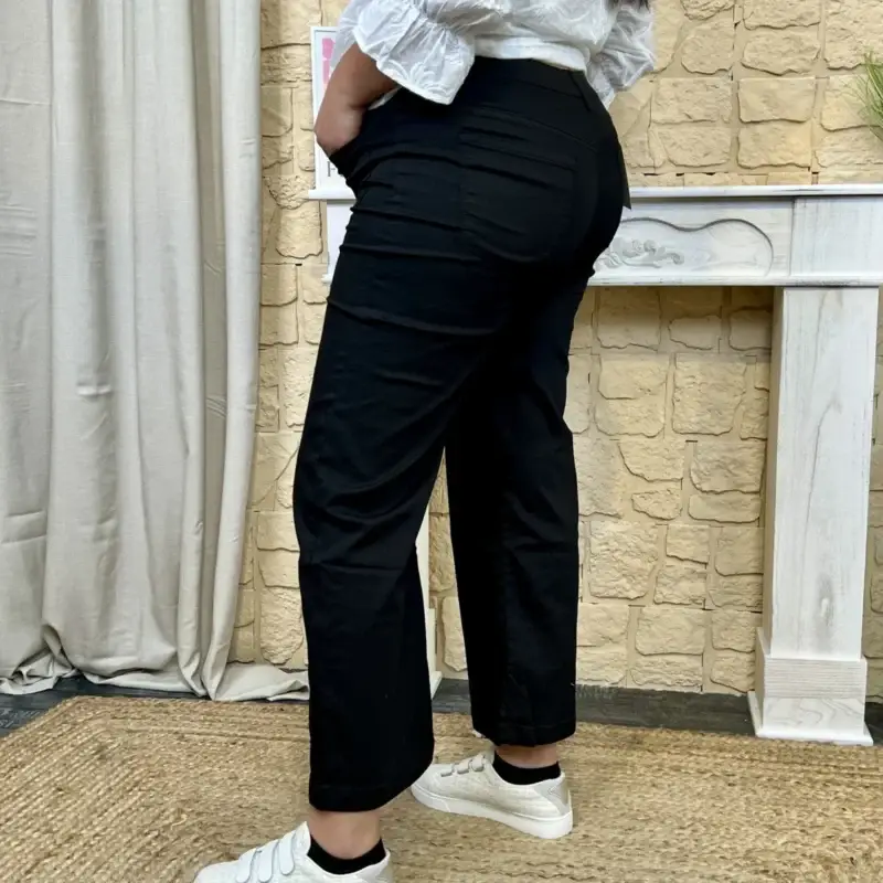 K841 - Jean Wide (T42-T50) - noir - 50