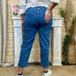 K859 - Jean Mom (T42-T50) - denim - 50