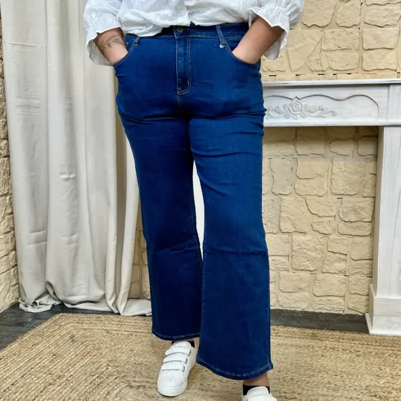 K844 - Jean Wide (T42-T50) - denim - 50