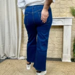 K844 - Jean Wide (T42-T50) - denim-fonce - 50