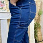 K887 - Jean Wide (T42-T50) - denim-fonce - 50