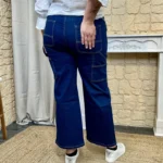 K887 - Jean Wide (T42-T50) - denim-fonce - 50
