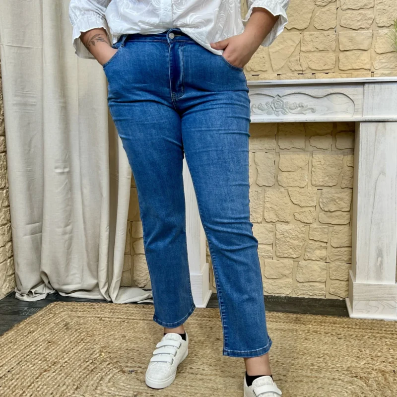 K890 - Jean Droit (T42-T50) - denim - 50