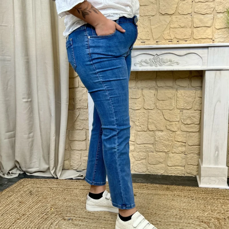 K890 - Jean Droit (T42-T50) - denim - 50