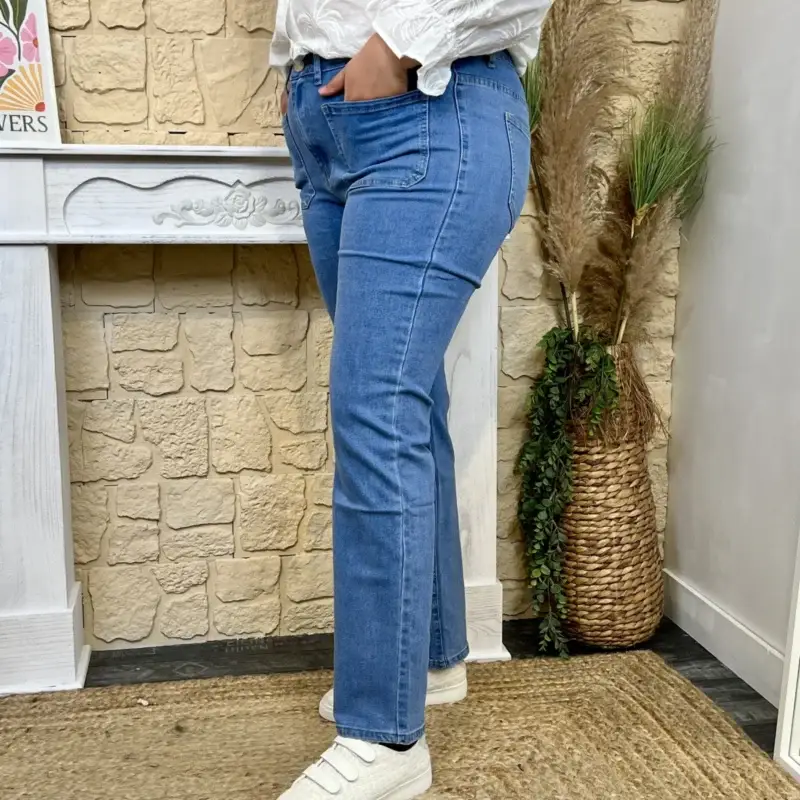 K889 - Jean Droit (T42-T50) - denim - 50