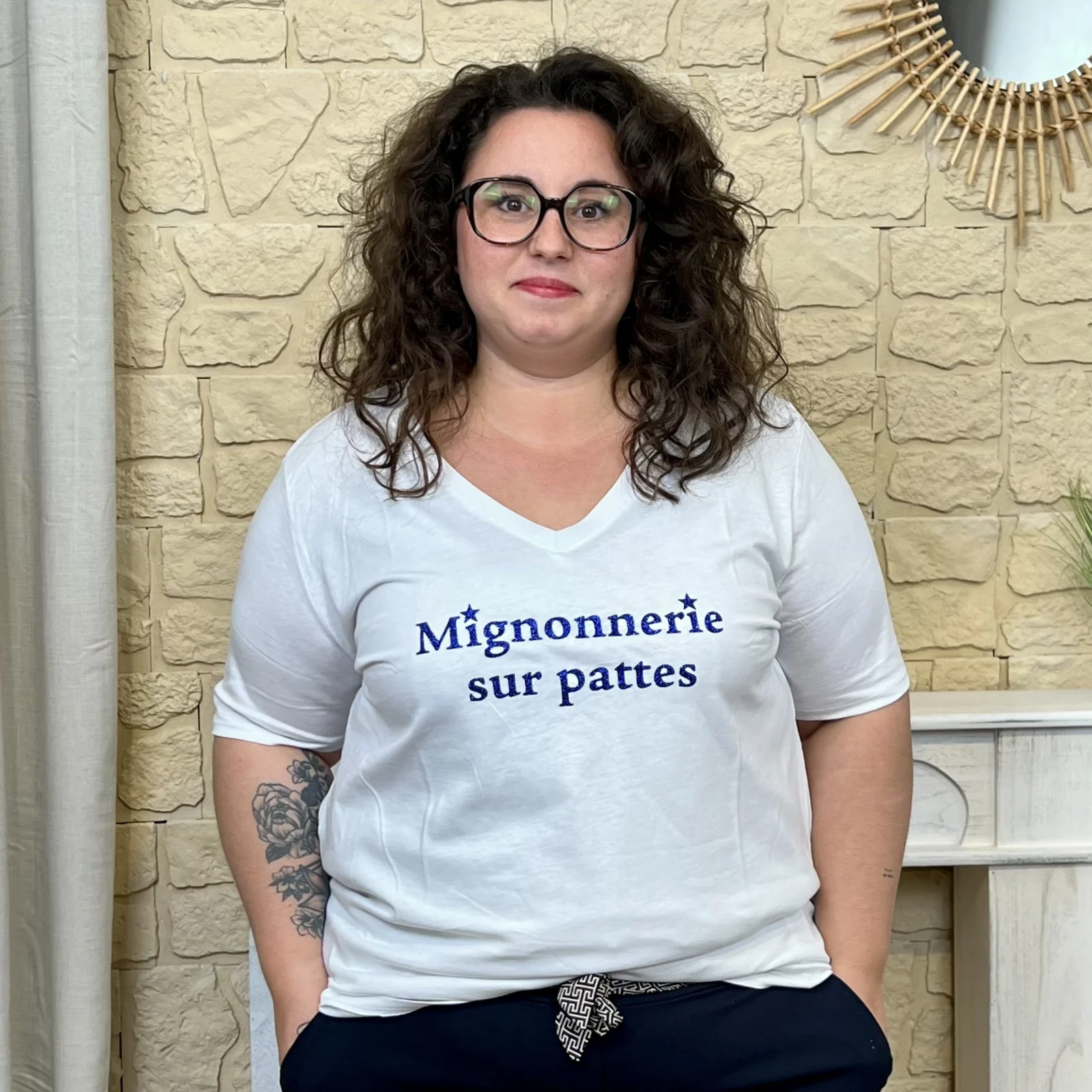 J689 - T-shirt à inscription (GT)