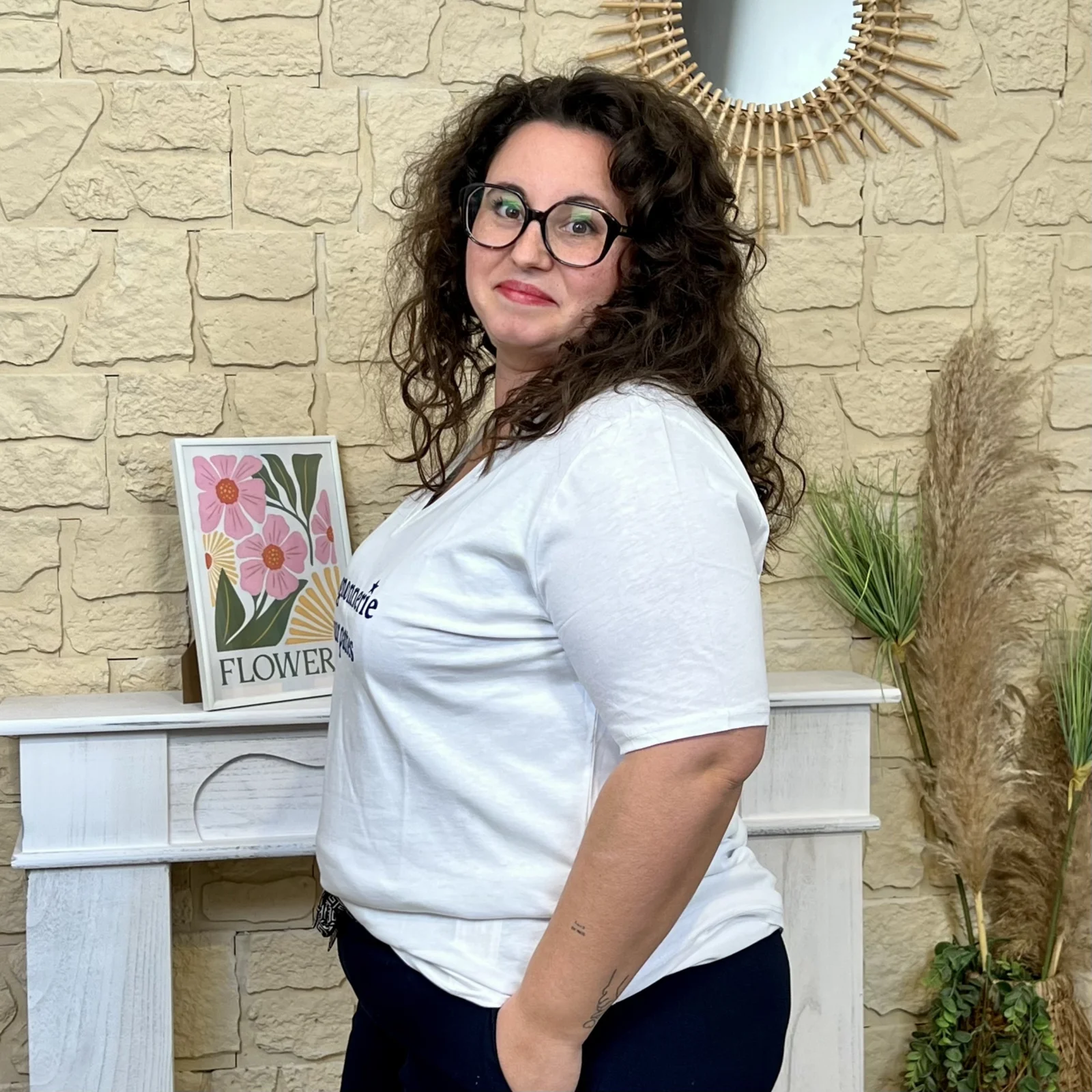 J689 - T-shirt à inscription (GT)