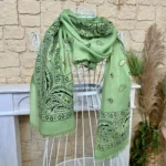 Foulard bandana - vert-pale - sans-taille