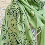 Foulard bandana - vert-pale - sans-taille