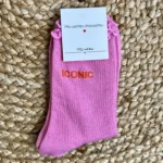 Chaussettes paillettes "Iconic" - rose-bebe - sans-taille