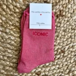 Chaussettes paillettes "Iconic" - rose-bonbon - sans-taille