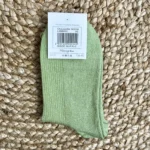 Chaussettes paillettes "Iconic" - vert-pale - sans-taille