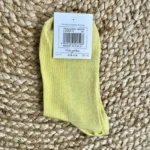 Chaussettes paillettes "Parfaite" - jaune - sans-taille