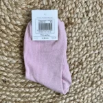 Chaussettes paillettes "Parfaite" - rose-poudre - sans-taille