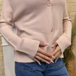 Blazer femme en maille « Tendance » - vieux-rose - taille-unique