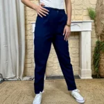 I660 - Pantalon tailleur (T36-T44) - marine - 44