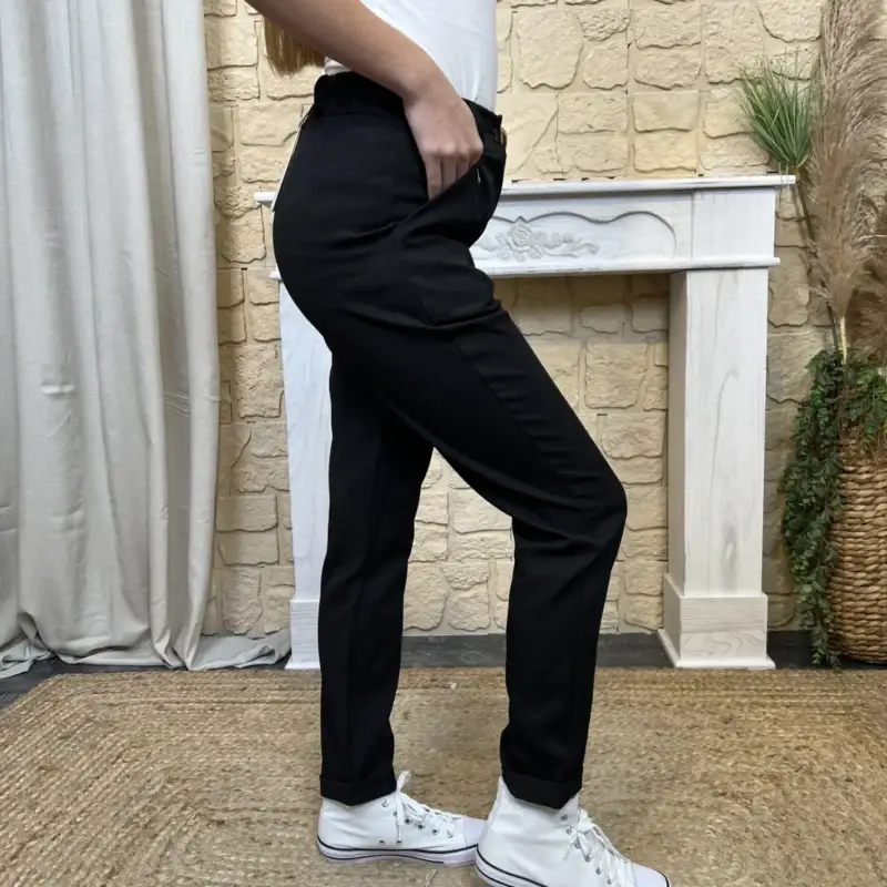 I660 - Pantalon tailleur (T36-T44) - noir - 44
