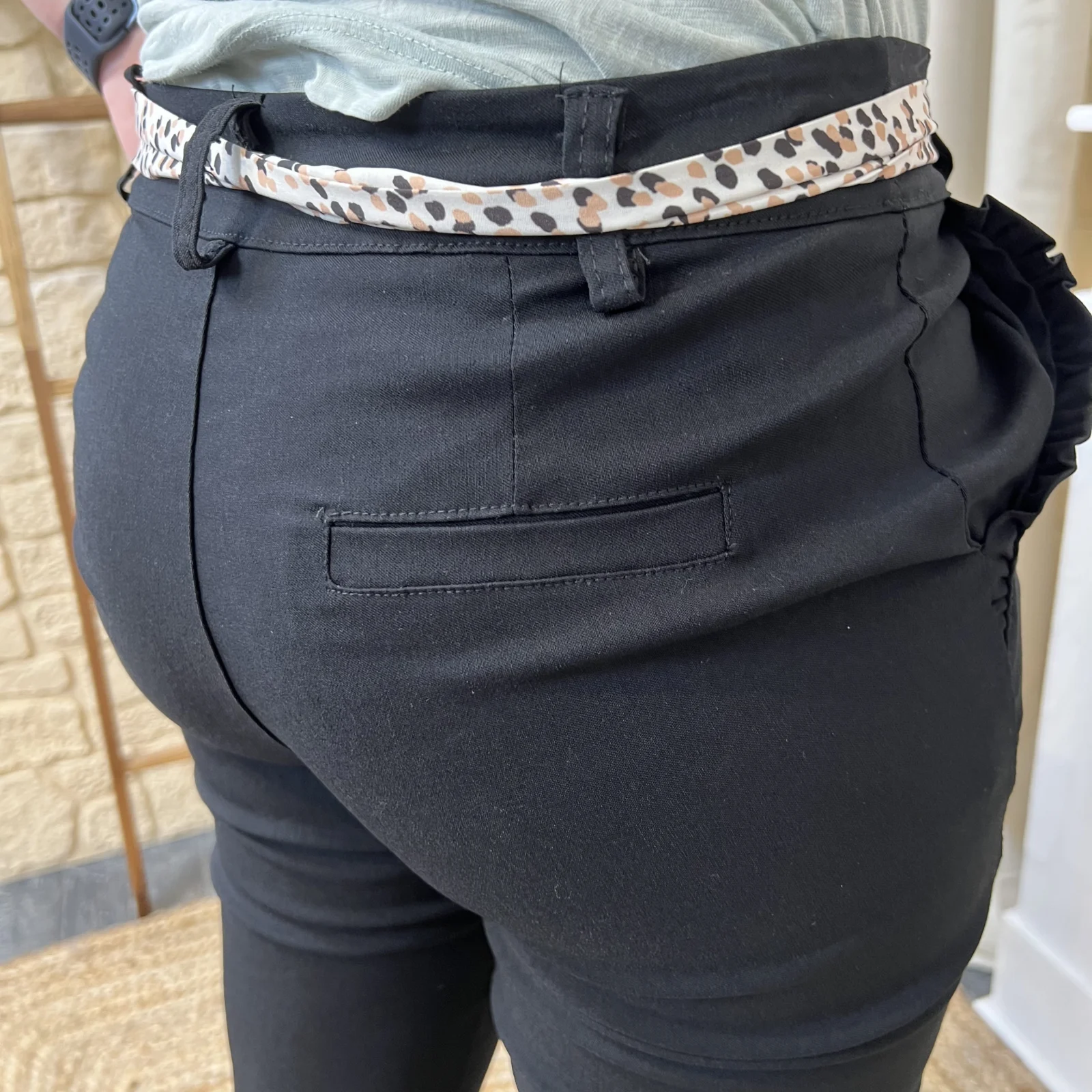 L715 - Pantalon chino (T36-T44) - noir - 44