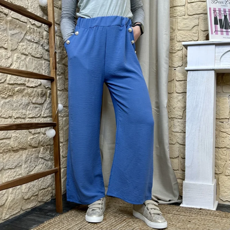 Pantalon officier (TU) - bleu-indigo - taille-unique